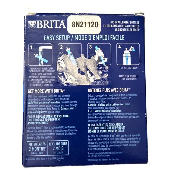 Brita Bottle Replacement Filters Refill 3 Pack 6 Month Pack - Picture 6 of 6